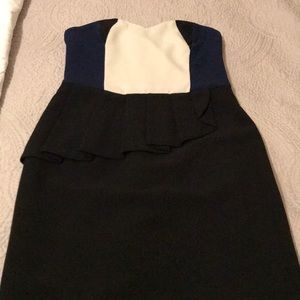 Strapless party dress